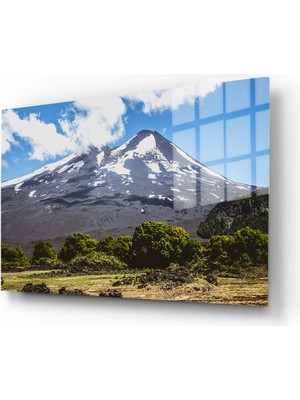 Marsilyan Doğa, Manzara 3D Dekoratif Baskı Yatay Cam Tablo 01