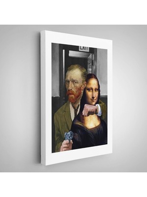 Mona Lisa'yı Rehin Alan Van Gogh TABLO-7761
