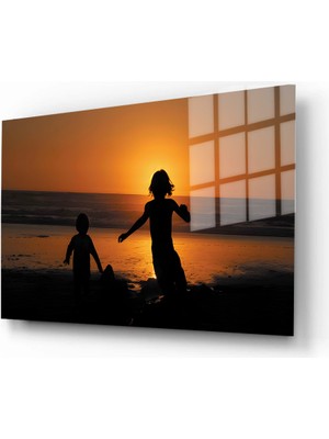 Doğa, Manzara 3D Dekoratif Baskı Yatay Cam Tablo 01