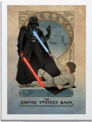 Dizi- Film Karakter ve Afişleri Mdf Plastik Çerçeveli Dekoratif Tablo 01