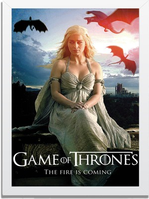 Dizi- Film Karakter ve Afişleri Mdf Plastik Çerçeveli Dekoratif Tablo 01