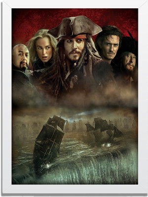 Dizi- Film Karakter ve Afişleri Mdf Plastik Çerçeveli Dekoratif Tablo 01