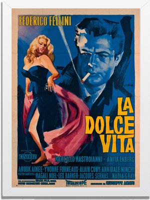 Dizi- Film Karakter ve Afişleri Mdf Plastik Çerçeveli Dekoratif Tablo 01