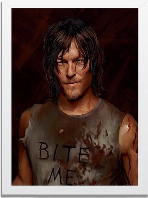 Dizi- Film Karakter ve Afişleri Mdf Plastik Çerçeveli Dekoratif Tablo 01