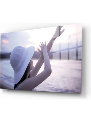 Marsilyan Doğa, Manzara 3D Dekoratif Baskı Yatay Cam Tablo 01