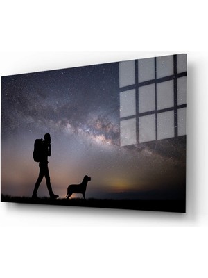 Doğa, Manzara 3D Dekoratif Baskı Yatay Cam Tablo 01