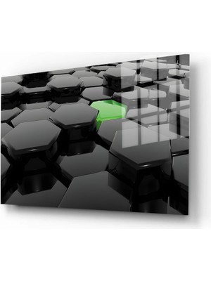 Marsilyan Doğa, Manzara 3D Dekoratif Baskı Yatay Cam Tablo 01