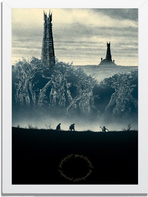 Dizi- Film Karakter ve Afişleri Mdf Plastik Çerçeveli Dekoratif Tablo 01