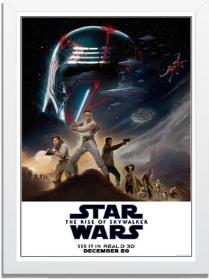 Dizi- Film Karakter ve Afişleri Mdf Plastik Çerçeveli Dekoratif Tablo 01