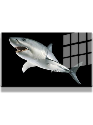 Marsilyan Eğlenceli Hayvanlar, Yapay Zeka Destekli, 3D Dekoratif Baskı Yatay Cam Tablo 55