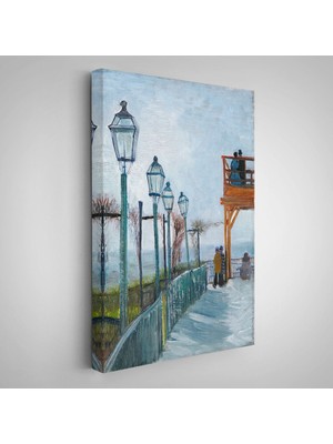 Vincent Van Gogh -Moulin De Blute-Fin Montmartre'deki TERASTABLO-7454