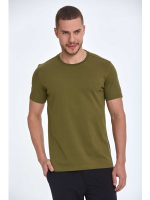 Voltaj Ezra Basic Erkek Tişört Haki
