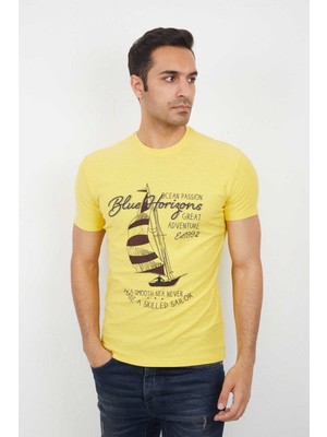 Voltaj Rush Erkek Tişört Sarı