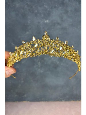 Bal Rengi Ada Gelin Kına Tacı