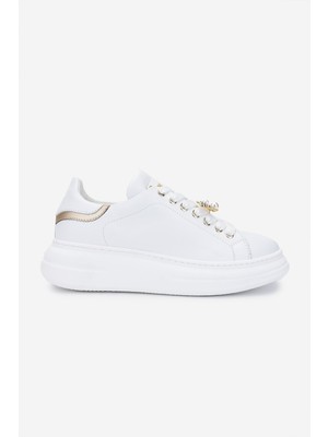Valmenti Méliné Kadın  Deri Beyaz Sneakers & Spor Ayakkabı 1117 Bı 661-Acc Bn Ayk Y25 Bıanco