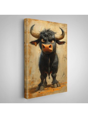 Marsilyan Agresif Boğa TABLOSU-7810