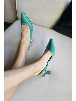 Topukla 10 1895 Kadın 6 cm Kadeh Topuklu Abiye Ayakkabı