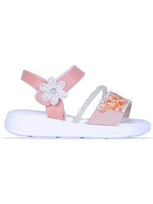 Skuaıter 8110 Barbie Taşlı Kız Çocuk Sandalet