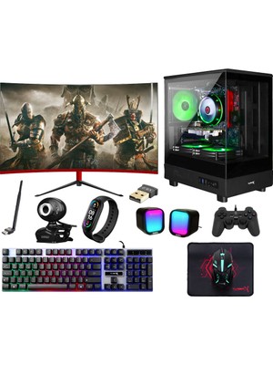 Turbox TX6210 I7 8700 16GB Ram 512GB SSD 8gb RX580 23.6 Curved Oyuncu Masaüstü Bilgisayarı