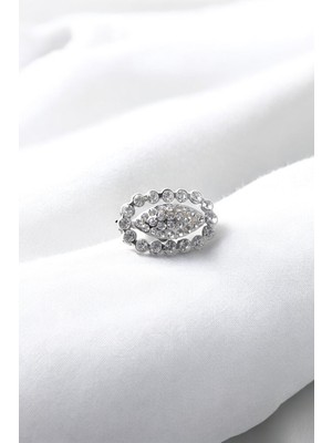 Yassı Taşlı Broş