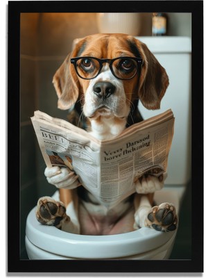 Yapay Zeka Görselli Mdf Plastik Çerçeveli Dekoratif Tablo