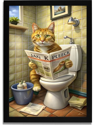 Yapay Zeka Görselli Mdf Plastik Çerçeveli Dekoratif Tablo