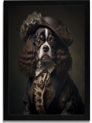 Yapay Zeka Görselli Mdf Plastik Çerçeveli Dekoratif Tablo