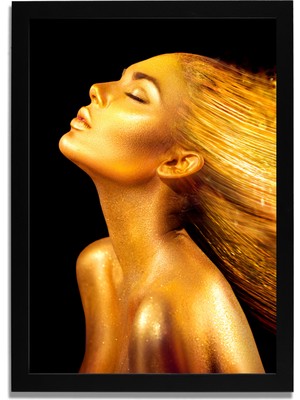 Yapay Zeka Görselli Mdf Plastik Çerçeveli Dekoratif Tablo