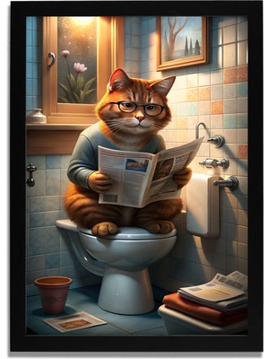 Yapay Zeka Görselli Mdf Plastik Çerçeveli Dekoratif Tablo