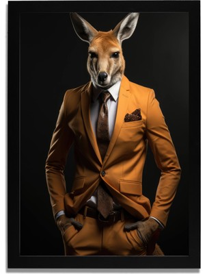 Yapay Zeka Görselli Mdf Plastik Çerçeveli Dekoratif Tablo