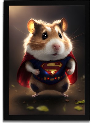 Yapay Zeka Görselli Mdf Plastik Çerçeveli Dekoratif Tablo