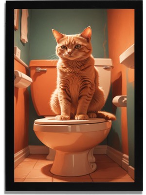 Yapay Zeka Görselli Mdf Plastik Çerçeveli Dekoratif Tablo