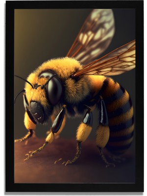 Yapay Zeka Görselli Mdf Plastik Çerçeveli Dekoratif Tablo