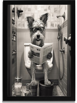 Yapay Zeka Görselli Mdf Plastik Çerçeveli Dekoratif Tablo