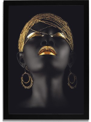 Yapay Zeka Görselli Mdf Plastik Çerçeveli Dekoratif Tablo