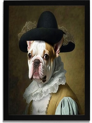 Yapay Zeka Görselli Mdf Plastik Çerçeveli Dekoratif Tablo