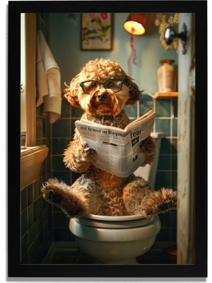 Yapay Zeka Görselli Mdf Plastik Çerçeveli Dekoratif Tablo