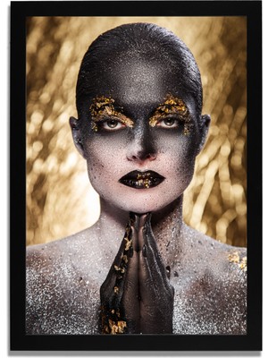 Yapay Zeka Görselli Mdf Plastik Çerçeveli Dekoratif Tablo