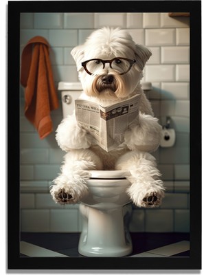 Yapay Zeka Görselli Mdf Plastik Çerçeveli Dekoratif Tablo