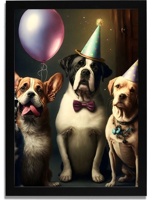 Yapay Zeka Görselli Mdf Plastik Çerçeveli Dekoratif Tablo