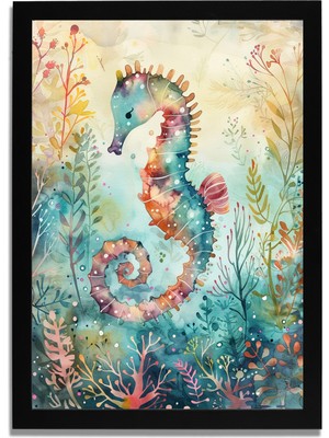 Yapay Zeka Görselli Mdf Plastik Çerçeveli Dekoratif Tablo