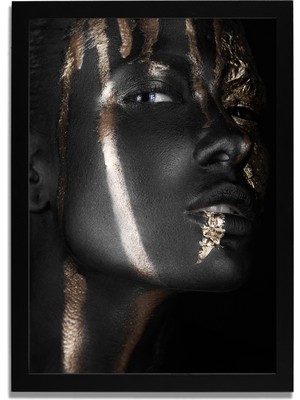 Yapay Zeka Görselli Mdf Plastik Çerçeveli Dekoratif Tablo