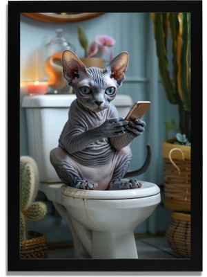 Yapay Zeka Görselli Mdf Plastik Çerçeveli Dekoratif Tablo