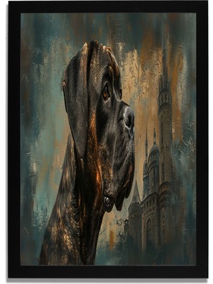 Yapay Zeka Görselli Mdf Plastik Çerçeveli Dekoratif Tablo