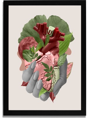 Yapay Zeka Görselli Mdf Plastik Çerçeveli Dekoratif Tablo