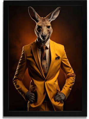 Yapay Zeka Görselli Mdf Plastik Çerçeveli Dekoratif Tablo