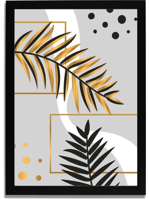 Yapay Zeka Görselli Mdf Plastik Çerçeveli Dekoratif Tablo