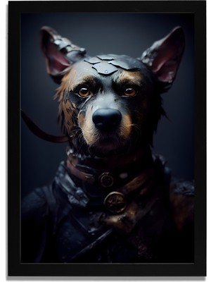 Yapay Zeka Görselli Mdf Plastik Çerçeveli Dekoratif Tablo