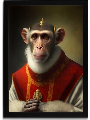 Yapay Zeka Görselli Mdf Plastik Çerçeveli Dekoratif Tablo