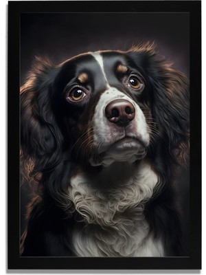 Yapay Zeka Görselli Mdf Plastik Çerçeveli Dekoratif Tablo